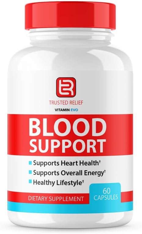 Trusted Relief Blood Support Cápsulas (2 Paquetes, 120 Cápsulas)