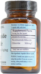 Barlowe's Herbal Elixirs Nicotinamida Ribósido 500mg - Precursor de NAD+ - 60 Cápsulas