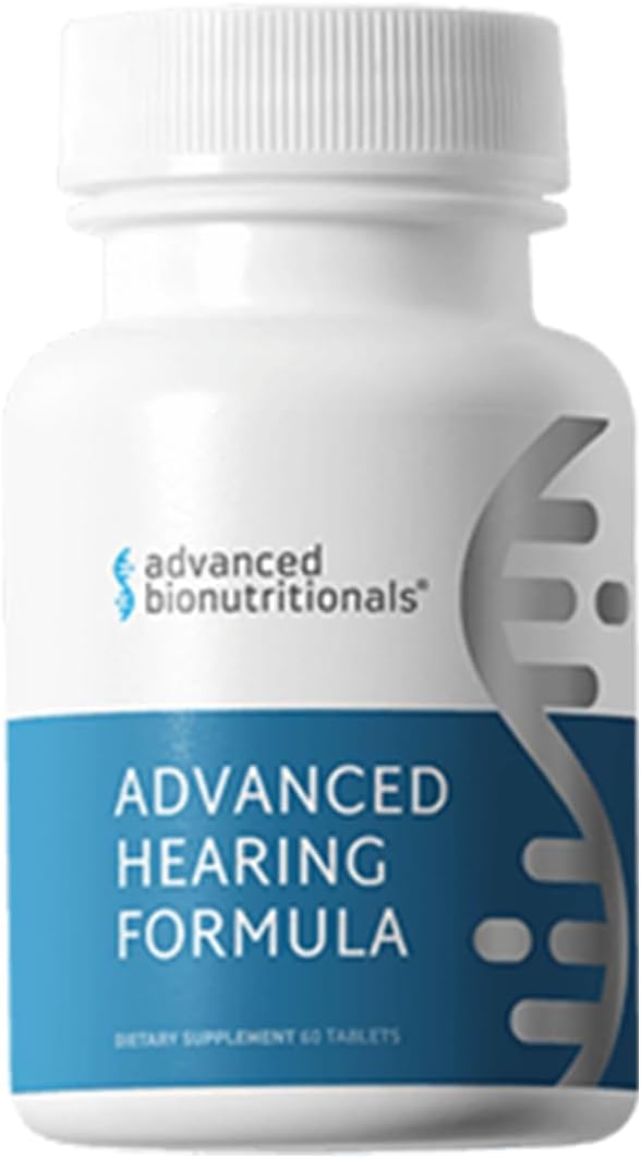 Advanced Bionutritionals Advanced Hearing Formula – Suplemento Auditivo, 60 Comprimidos