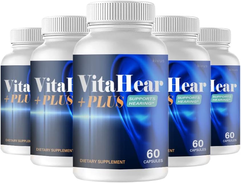 VitaHear Plus – Complejo Nutricional para la Salud Auditiva (5 Envases, 300 Cápsulas)