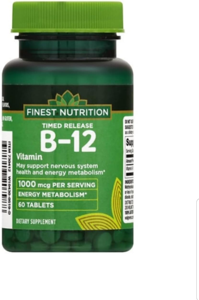 Finest Nutrition B-12 1000mcg 60 Comprimidos