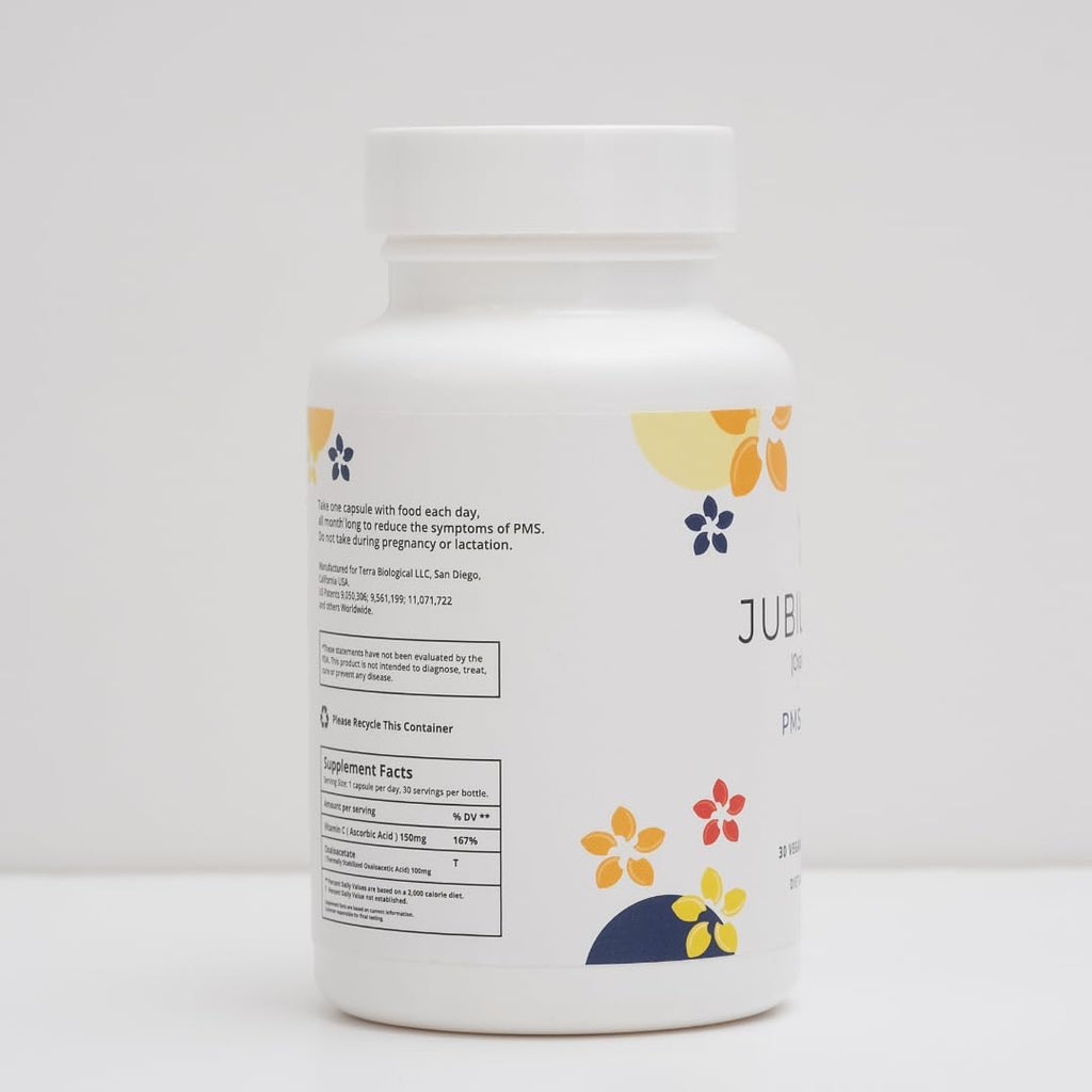 Jubilance PMS Support – Oxaloacetato para el Alivio del Síndrome Premenstrual