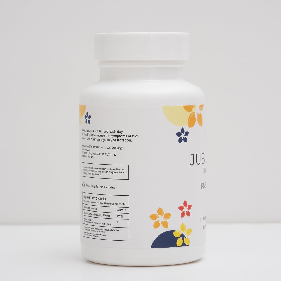 Jubilance PMS Support – Oxaloacetato para el Alivio del Síndrome Premenstrual