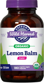 Oregon's Wild Harvest Melisa Ecológica, 1125 mg, 90 Cápsulas Veganas