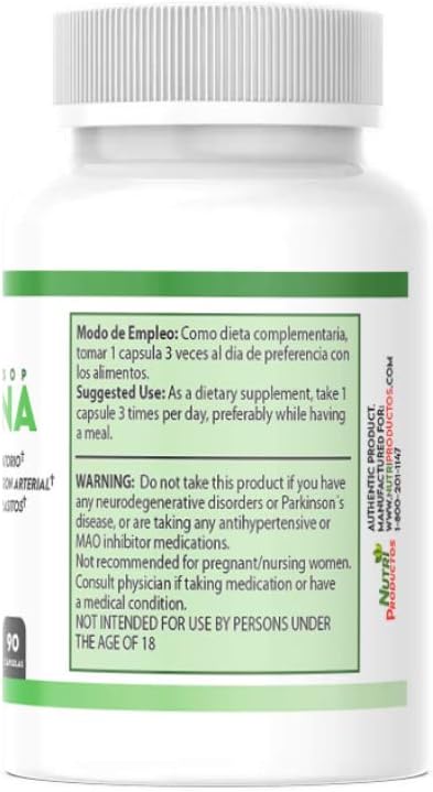 Nutrisalud Products Cápsulas de Guanábana Extra Potente 1350mg por ración. Set de 2 frascos con 90 cápsulas cada uno.