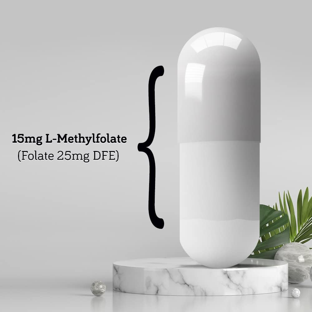 DSO L-Methylfolate 15 mg - 90 Cápsulas Veganas - Metilfolato Activo (5-MTHF)