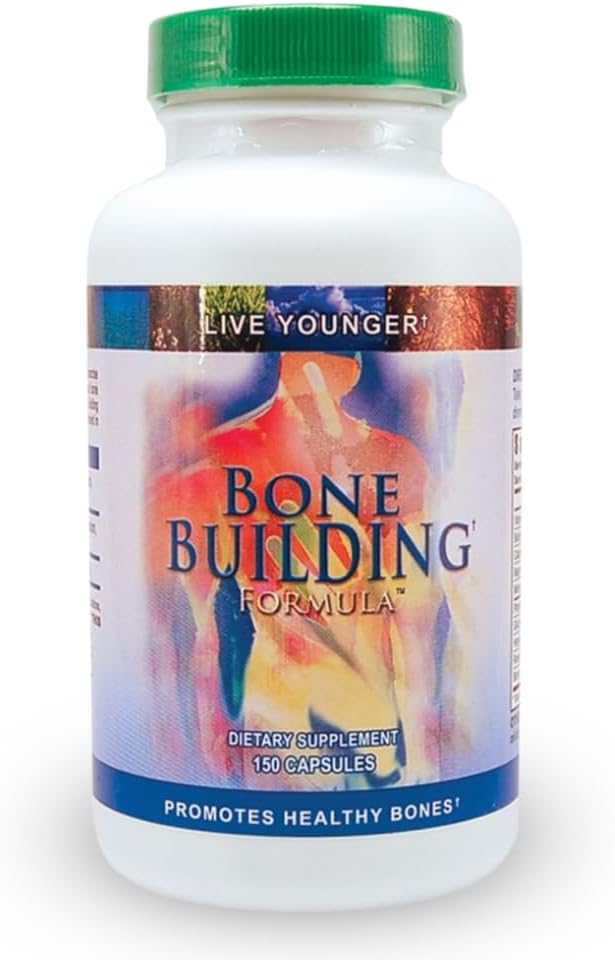 Youngevity Bone Building Formula™ - Calcio, Magnesio, Vitamina D3 y Glucosamina para la Salud Ósea (150 Cápsulas)