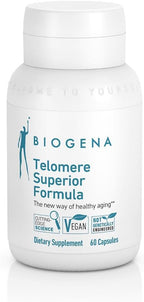 Biogena Telomere Superior Formula – Activación de Sirtuinas y Apoyo a los Telómeros