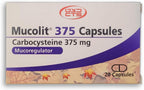Mucolit 375 mg – 20 Cápsulas de Carbocisteína