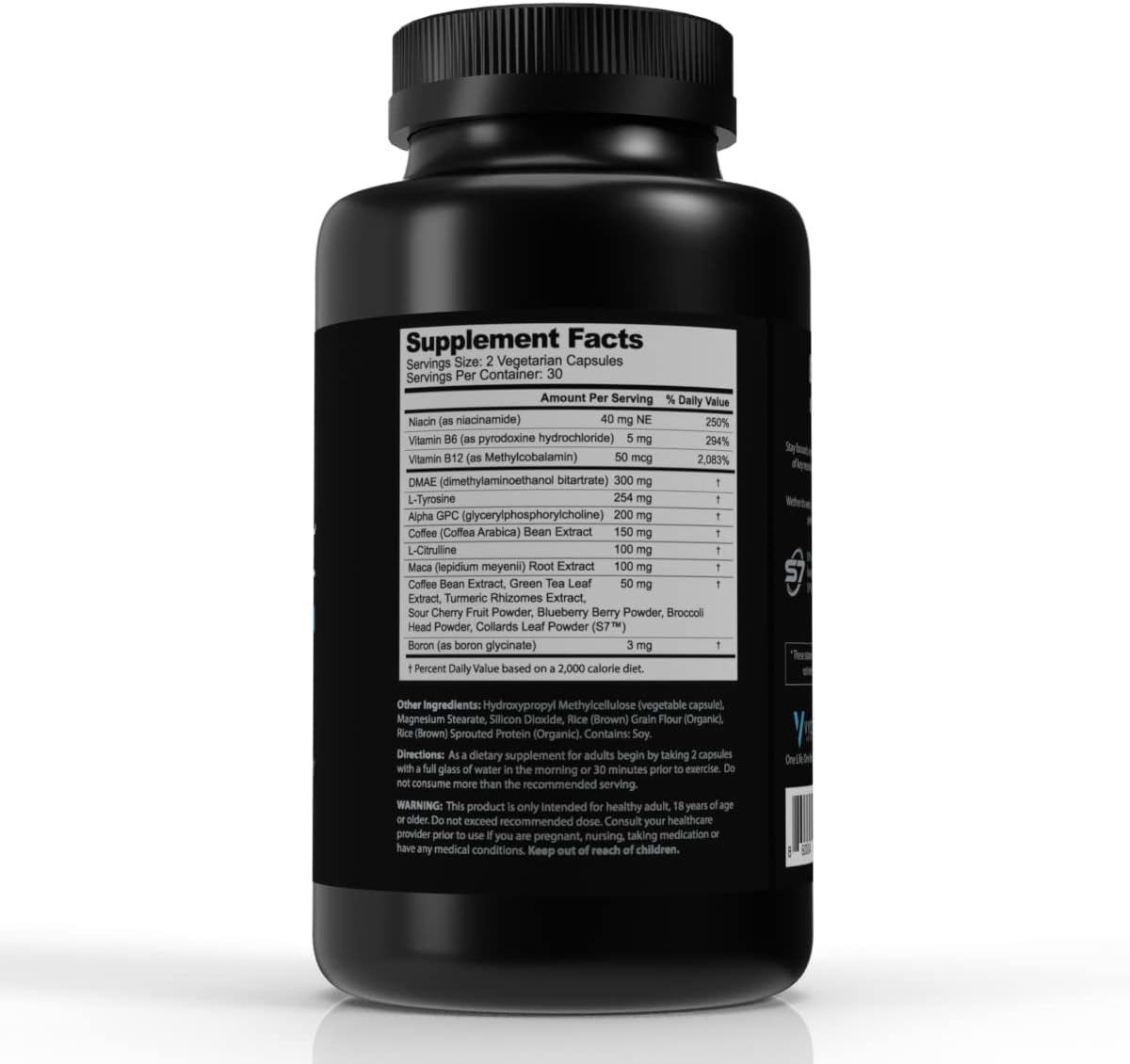 B4UGAME Brain Booster | Suplemento Nootrópico para Enfoque, Memoria y Energía | 60 Cápsulas