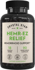 Crystal Star Hemr-Ez Relief, 90 Cápsulas Vegetarianas