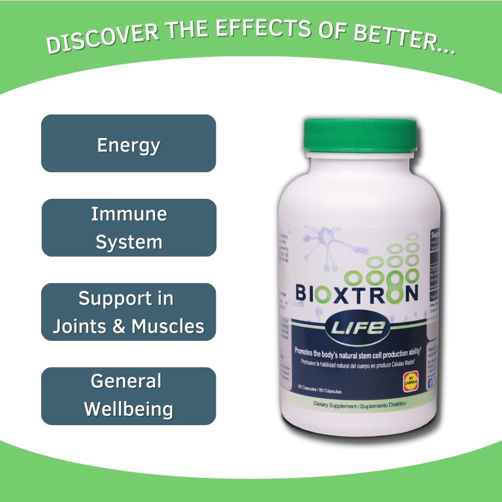 Bioxtron Life AFA Suplemento de Células Madre - 90 Cápsulas
