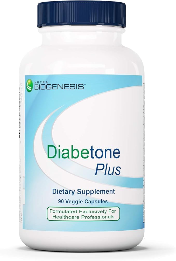 Nutra BioGenesis Diabetone Plus – Metabolic Support Supplement with Cinnamon, Gymnema, Inositol and Bitter Melon, 90 Capsules