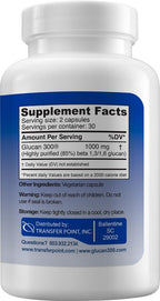 Transfer Point Beta 1,3D Glucano 500 mg, 60 Cápsulas
