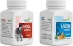 Pymol+Livcon Cápsulas (30 uds) - Alivio para Hemorroides, Fisura Anal, Fístula e Inflamación