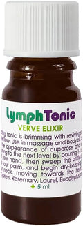 Living Libations - Elixir orgánico LymphTonic Verve para el flujo linfático (5 ml)