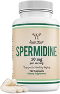 Suplemento de Espermidina (10mg de Espermidina 3HCL 99% Pura) - 120 Cápsulas - Double Wood