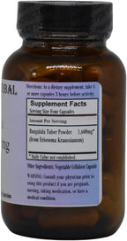 Barlowe's Herbal Elixirs Bangalala (Eriosema kraussianum) – Cápsulas de 400 mg – Hierba de vitalidad masculina sudafricana – 60 cápsulas veganas – Sin estearatos, envasado en vidrio