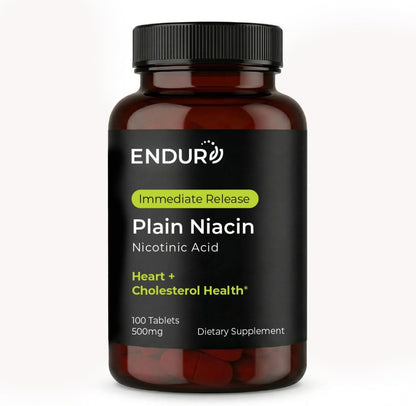 Endur Niacina IR (Liberación Inmediata) – Metabolismo energético: La niacina contribuye al metabolismo energético – Image 1