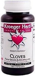Kroeger Herb Cloves - Clavo de Olor 100 Cápsulas (Pack de 4)