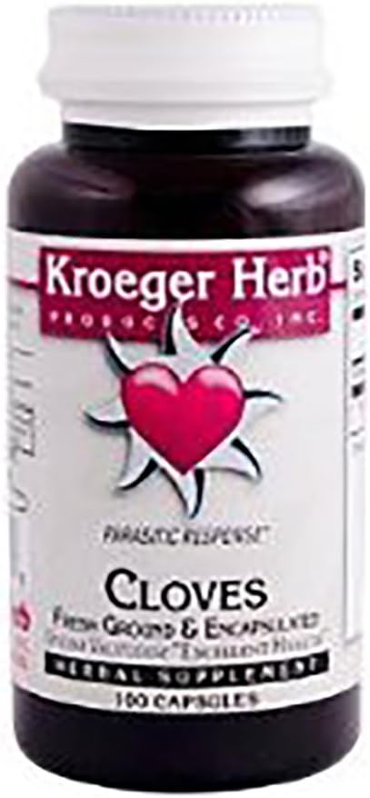 Kroeger Herb Cloves - Clavo de Olor 100 Cápsulas (Pack de 4)