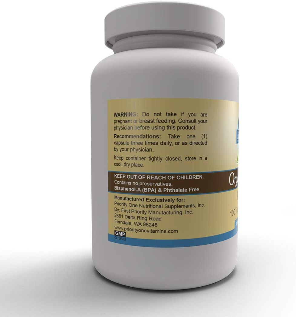 Organic Lithium 5mg, 100 Veggie Capsules