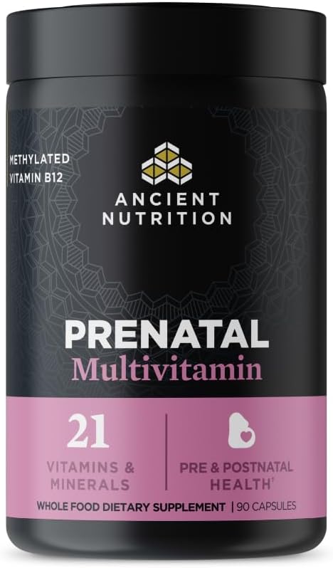 Ancient Nutrition Prenatal Multivitamin, 90 Cápsulas