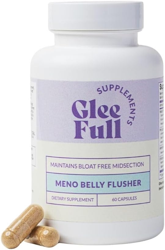 GleeFull Meno Belly Flusher - Probióticos para Mujeres en Menopausia