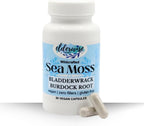 Elderwise Sea Moss Cápsulas - Alga Marina con Bardana y Fucus - 60 Cápsulas Veganas