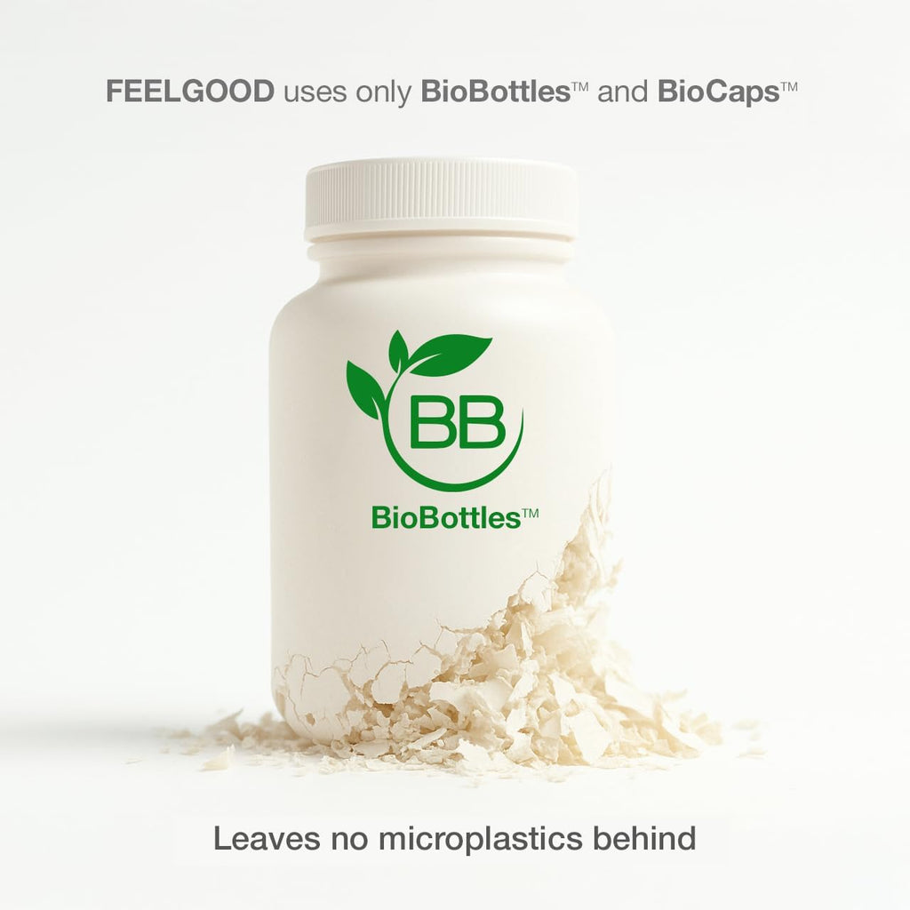 FeelGood Superfoods Calostro Bovino en Cápsulas - 2000 mg por Dosis - Salud Intestinal e Inmunidad - 60 Cápsulas