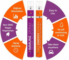 Spectraspray Travel Wellness Stay Well Kit - Spray Oral de Apoyo Inmunológico y Vitamina B12, Vegano y Sin Gluten, 30 Días de Suministro