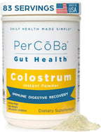 PERCOBA Calostro Bovino en Polvo – Apoyo Intestinal, Inmunidad y Recuperación Muscular – 3 g por Dosis – 83 Dosis – Sin Sabor