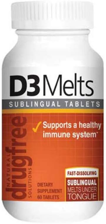 Dr Newtons Naturals Vitamina D3 60 Comprimidos de Fusión Rápida