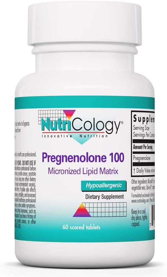 NutriCology Pregnenolona 100 mg - 60 Cápsulas