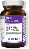 New Chapter Multivitamínico para Hombres 40+ Una Vez al Día, Fermentado con Probióticos, Palma Enana Americana, Vitaminas B, Vitamina D3 - 24 Comprimidos