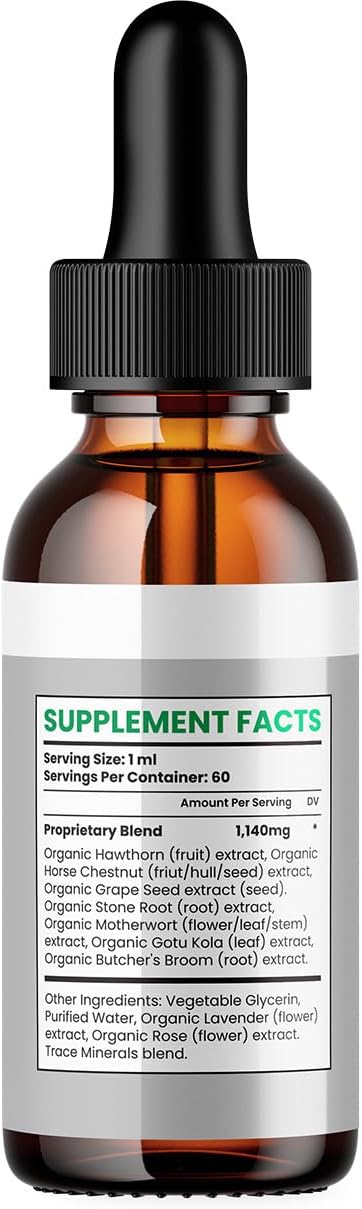 Indelo Glyco Fortin Drops Healthy Formula - Gotas de suplemento dietético - Fórmula extra fuerte (5 envases)