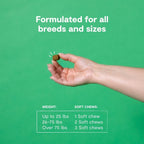Open Farm Immune Chews, Suplemento para perros con ingredientes vegetales y probióticos para el apoyo inmunológico y cutáneo, 360 g, 90 unidades