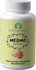 Ayurvedashree Medho Vatika 60 Comprimidos - Suplemento Herbal con 8 Hierbas Ayurvédicas