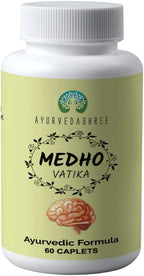Ayurvedashree Medho Vatika 60 Comprimidos - Suplemento Herbal con 8 Hierbas Ayurvédicas
