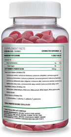 ACTIF Women’s Probiotic Gummies Maximum Strength 120 Billion CFU - 60 Gomitas Sabor Fresa
