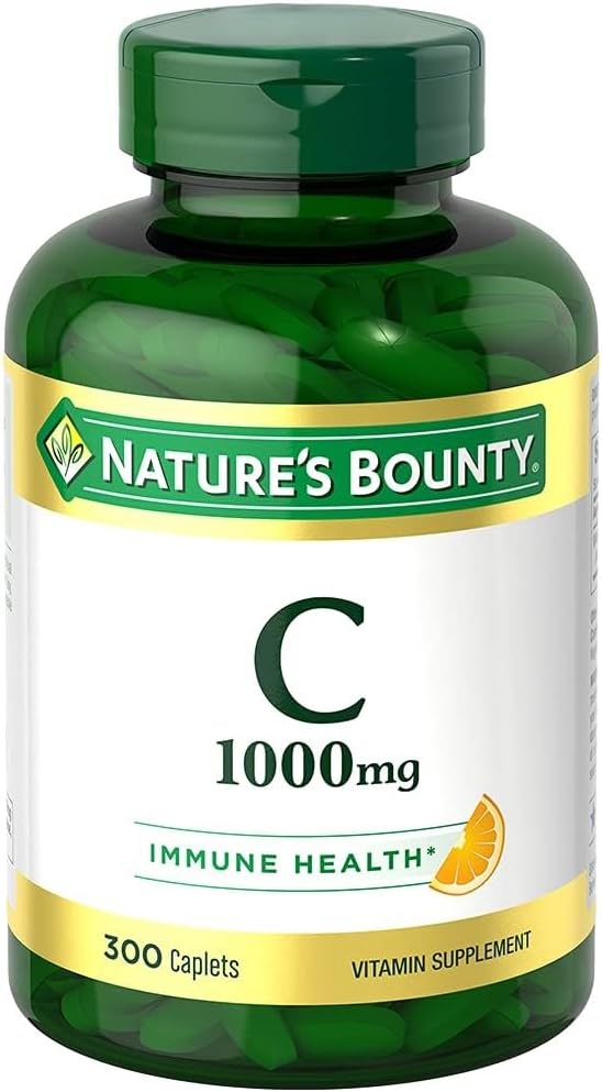 Nature's Bounty Vitamin C 1000 mg, Immune Support, Antioxidant, 100 Tablets