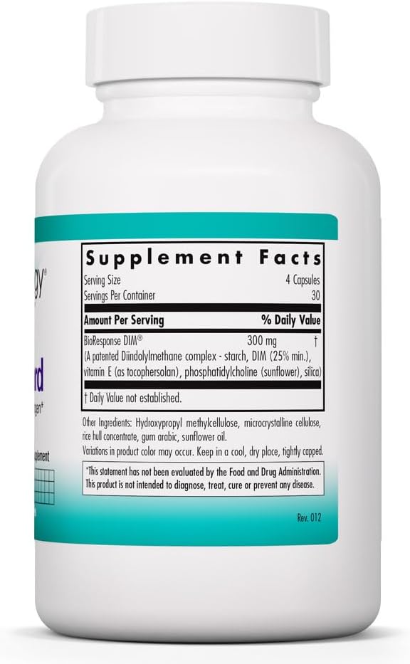 Nutricology IndoleGard - Complejo de DIM BioResponse - 120 Cápsulas