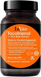 Invite Health Tocotrienal + Pine Bark Extract, 60 Cápsulas Vegetarianas