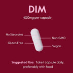 BESTVITE DIM (Diindolylmethane) 400mg con Bioperina - 240 Cápsulas Veganas