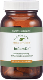 Native Remedies Inflam Dr. - Suplemento Herbal Natural para una Respuesta Inflamatoria Saludable - Ayuda a Combatir el Estrés Oxidativo - 60 Cápsulas Vegetales