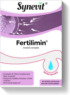 Fertilimin® Suplemento de Fertilidad para Mujeres – Apoya la Ovulación, Equilibrio Hormonal, SOP y Ciclos Regulares | 60 Comprimidos
