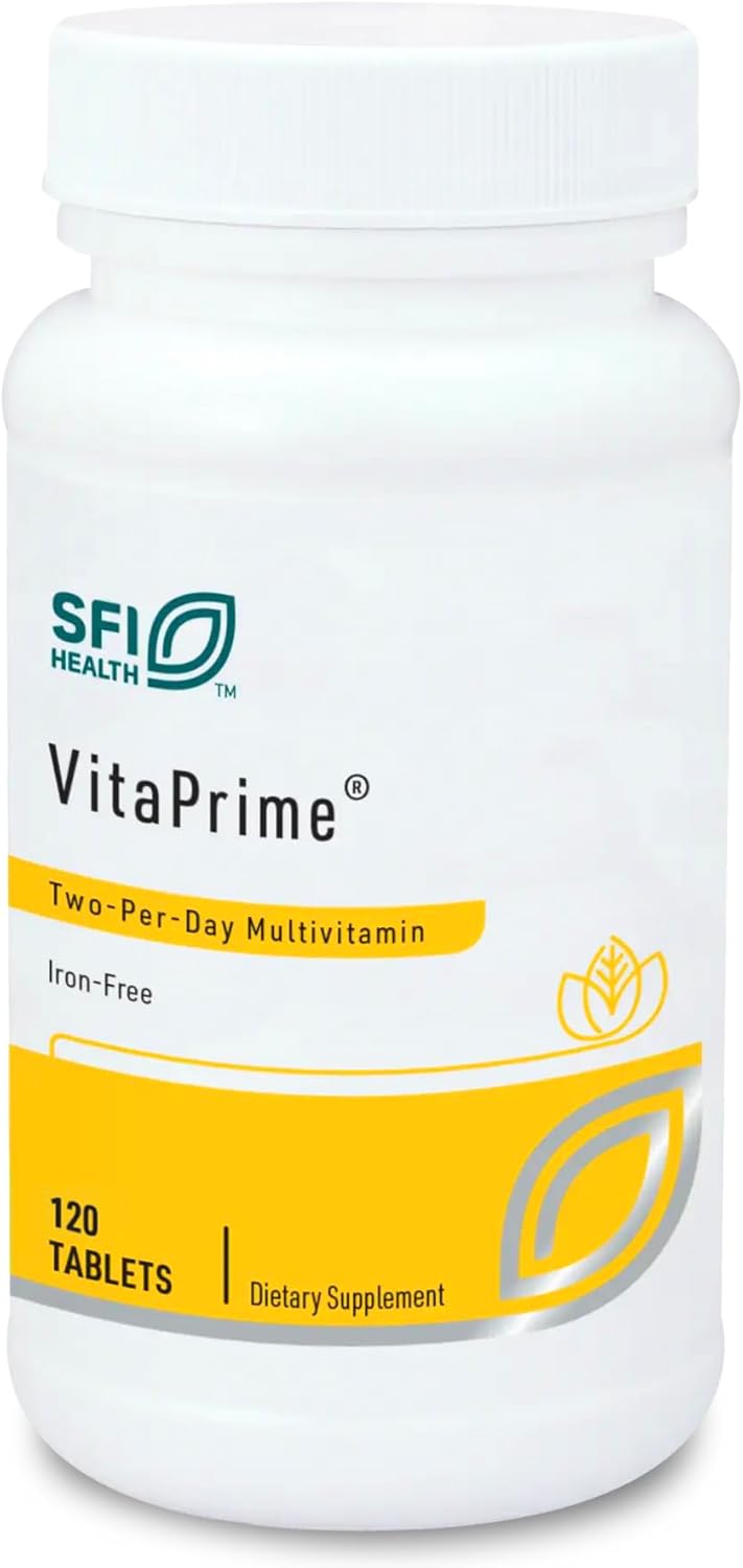 SFI Health VitaPrime - Multivitamínico Sin Hierro para Hombres y Mujeres - 120 Comprimidos