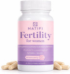 Natifi Conception - Vitaminas Prenatales de Fertilidad, Regulan el Ciclo y Equilibran Hormonas, 60 Cápsulas