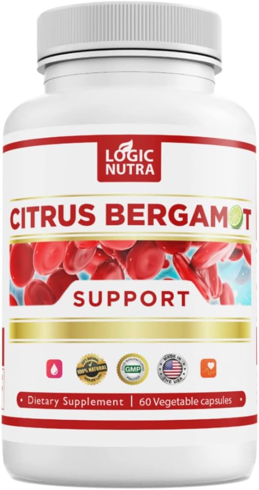 Complejo de Bergamota Cítrica 1000 mg (60 Cápsulas) - Extracto de Bergamonte 10:1