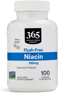 365 by Whole Foods Market, Niacina, 100 mg, 100 cápsulas